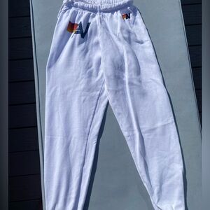 Aviator Nation White Joggers